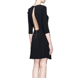 Sandro Requiem open back dress